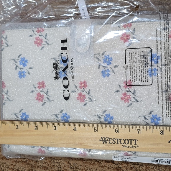 NWT-Coach Leather Spiral Notebook - Picture 6 of 9